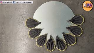 Renter friendly wall decor diy | Expensive looking wall decor diy #paperwalldecoration