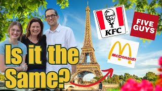 Is American Fast Food Different in France?