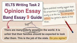 IELTS Writing Task 2 Band 9 Opinion Essay