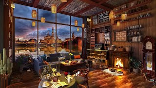 Relaxing Spring Morning☕ Peaceful April in Morning Coffee Shop Ambience with Calm Jazz Music to Work