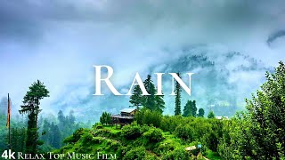 Rain 4k With Relax Music