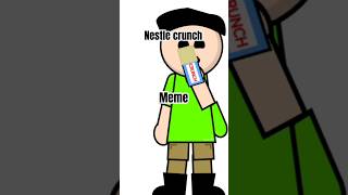 nestle crunch (short version) #shorts #animation #funny #trending #cool #animationmeme