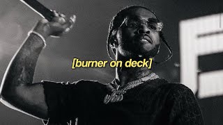 fredo - burner on deck (ft. pop smoke & young adz) (spedup)