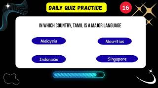 DAILY QUIZ QUESTIONS #16 || UPSC NDA AFCAT