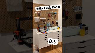 DIY craft room setup with IKEA!