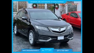 2018 Acura RDX AcuraWatch Plus Pkg