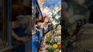 ✨🌸 The Train of Kisses and Butterflies | A Fairytale Journey in Paint & Dreams 🌸✨