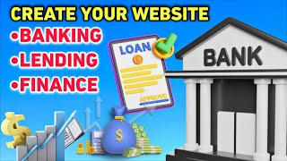 How To Create Banking Website | Make Loan Website | Build Insurance Website | E- Banking Website