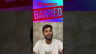 Why Dream11 banned in India ? #shorts #dream11