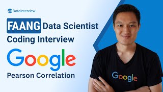 Python Coding Interview for Data Scientist & ML Engineer | Google Interview Question