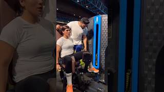 🔥😱Never underestimate the girl power in the gym💪🔥.. #respect #youtube #imkavy #women_respect_video