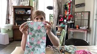 How to make a spring fabric rag wreath, easy tutorial