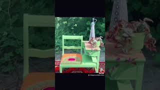 Gossip Chair with a Wakanda Twist✊🏾✊🏾 #diy #blackhistorymonth #tutorial