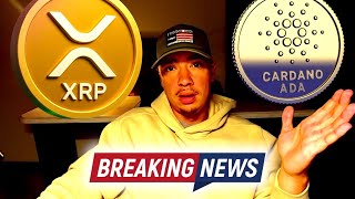 XRPとカルダノ！リップルCEOがホスキンソン氏と会談！