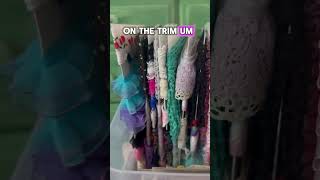 My new Trim organizing system! #dollsewing #dollartist