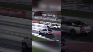 TUNED CIVIC VS NISSAN GTR DRAG BATTLES