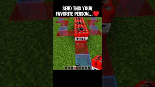 Minecraft Heart moment #minecraft #shorts