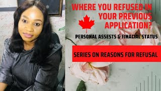 Study Permit Refusal Reasons - Series no 2 - Personal Assets & Financial Status #studypermitcanada