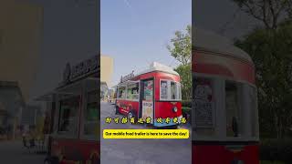 Mobile food trailer food cart for hot dog hamburg icecream: start your mobile business now!