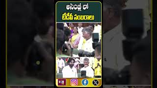 అసెంబ్లీ లో టీడీపీ సంబరాలు #108tvtelugu #tdpparty #politicalnews #assemblysessionlive #liveupdates