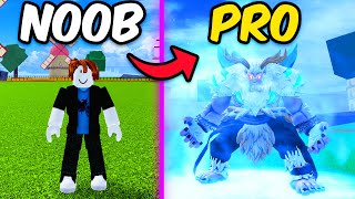 Noob To Pro With YETI Fruit In Blox Fruits! | Roblox Blox Fruits
