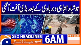 Health Crisis After Floods – Infections Spreading!! | Headlines Geo News 6 AM (2nd September 2025)