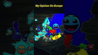 Favourite European countries #europecountries  #Opinion #mappers