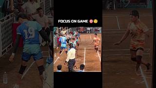 FOCUS ON GAME 🎯🧐 #shorts #kabaddi #kabaddilover #sportslife #viralvideo