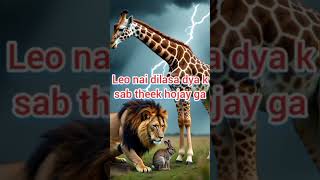 Lion And a fairy Story #fairytalesinhindi #cartoon #pari #moralkahani #cartoonforkids