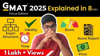All about GMAT Focus Edition 2025 in 8 minutes | GMAT vs GMAT Focus Edition | Pratik Joshi