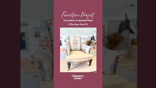 Victorian #Upholstery Armchair Find #antique #restoration #fabricaddict #diyhomedecor #furnitureflip
