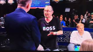 WILL KASSOUF ELIMINATED and BANNED from  2025 WSOP Main Event - Calls the whole table B*****S