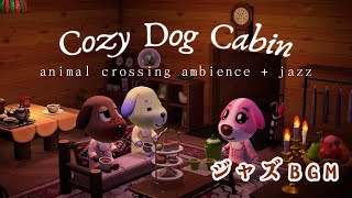 【Cozy Cabin & どうぶつの森BGM】☕🌧️ 雨の日に暖かいキャビンでリラックス 📚🔥 ACNH BGM＋焚き火のパチパチ音と雨音 ＋アンビエンス 🎧