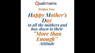 Happy Mother's Day By Qualimatrix with Amazon Voucher