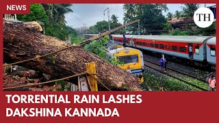 Torrential rain lashes Dakshina Kannada