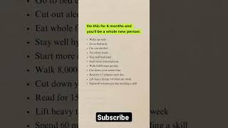 Do this for 6 month👍 #habitsofsuccessfulpeople #successmindset