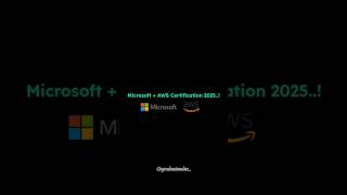 Microsoft + AWS FREE Certification?! Don’t Miss This! 🚀#FreeCertification #MicrosoftAWS #CareerBoost