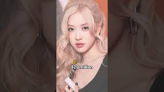 Top 10 Richest Female K-pop Idols 2025 #shorts #youtubeshorts #trending #kpop  #top10