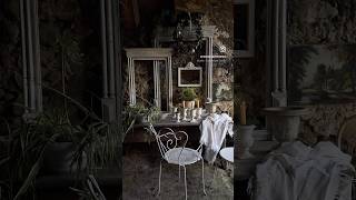 Our je ne sais quoi exterior styling & one candlestick for each of us. #frenchcountryside