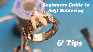 Soft Soldering Guide & Tips for Beginners! #solderingiron #cozysjewelryshop