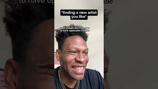 Finding a new artist you like #relatable #artist #interview