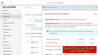 How to install lockdown browser in my mathlab
