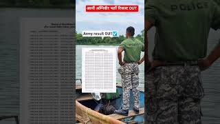 Army result OUT ☑️#armyresult2025 #armyresult2025agniveer #result #army #armyagniveerresult #result