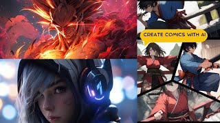 How to Create an entire Comic Book using AI for Free | Step by Step Tutorial