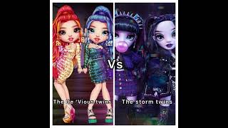 Are you team rainbow high or team shadow high 😘❤️✌️💜🖤