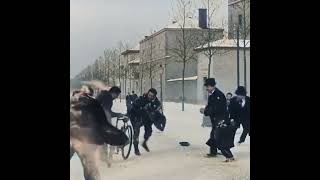 First Snowball Fight #history #snow #shorts