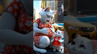 PREGNANT Cat's Shocking Adventure in New York City!😻🎯  #cat #catlover #shorts #shortvideo #funny