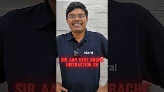 How I Defeated Distraction and got AIR 41 with Class 12 😱 | IIT Motivation 🔥 #shorts #jee #esaral