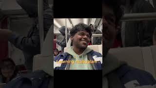 Teaching malayalam in PARIS metro #malayalam #tamil #francevlogger