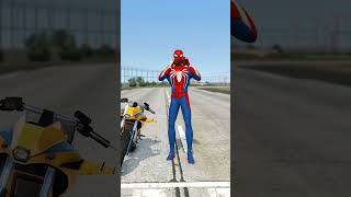 How Spiderman Easily Win This Race Even Goku No Win #shorts #gta5